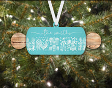 Load image into Gallery viewer, Rolling Pin Personalized Ornament