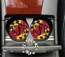 Load image into Gallery viewer, Red Barn Wood & Sunflower Car Coasters