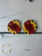 Load image into Gallery viewer, Red Barn Wood & Sunflower Car Coasters
