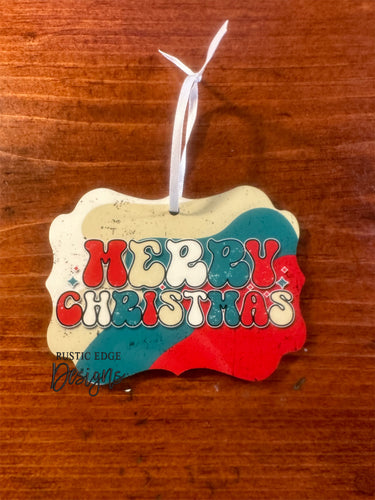 Merry Christmas Boho Ornament