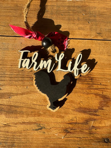 Ready To Ship Farm Life Ornaments