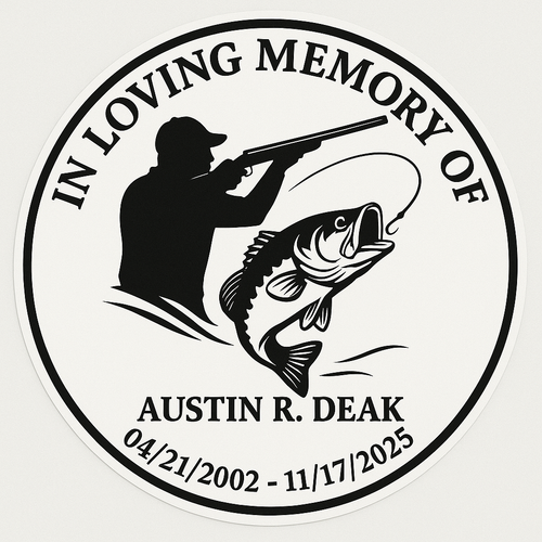 Decal Fundraiser Austin Deak