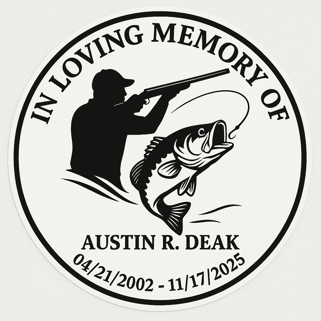 Decal Fundraiser Austin Deak