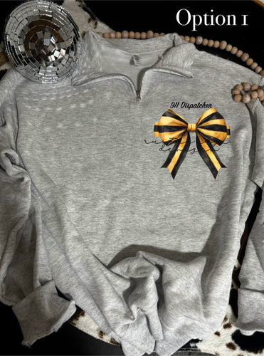 Thin Yellow Line Bow