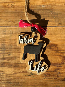 Ready To Ship Farm Life Ornaments