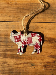 Ready To Ship Pig Ornament