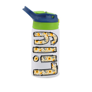 Customizable Floral Kids Sublimation Tumbler