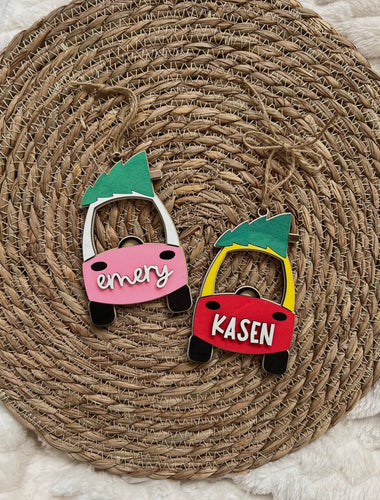 Couzy Coupe Personalized Ornaments