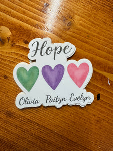 Olivia, Paityn & Evelyn Fundraiser Extras