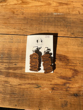 Load image into Gallery viewer, RTS Show Mama Wood Earrings