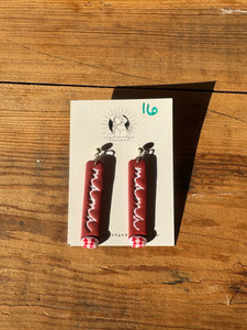 Ready To Ship Baseball Mama Clay Earrings