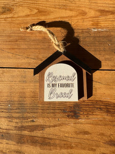 Ready To Ship Rescued Is My Favorite Breed 3D Ornament