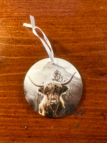 Highland Cow Ornament