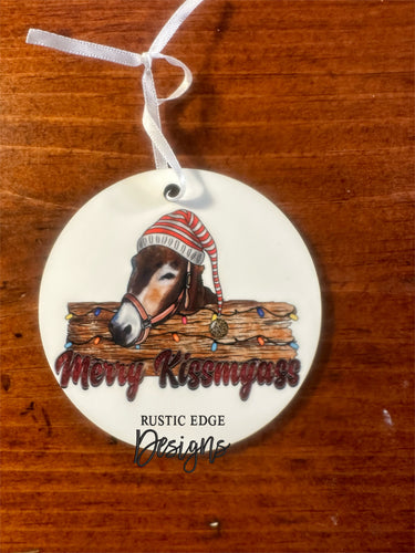 Merry Kissmyass Ornament
