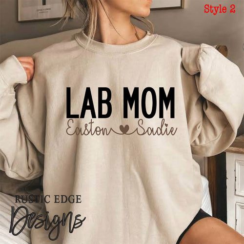 Personalized Dog Breed Mom