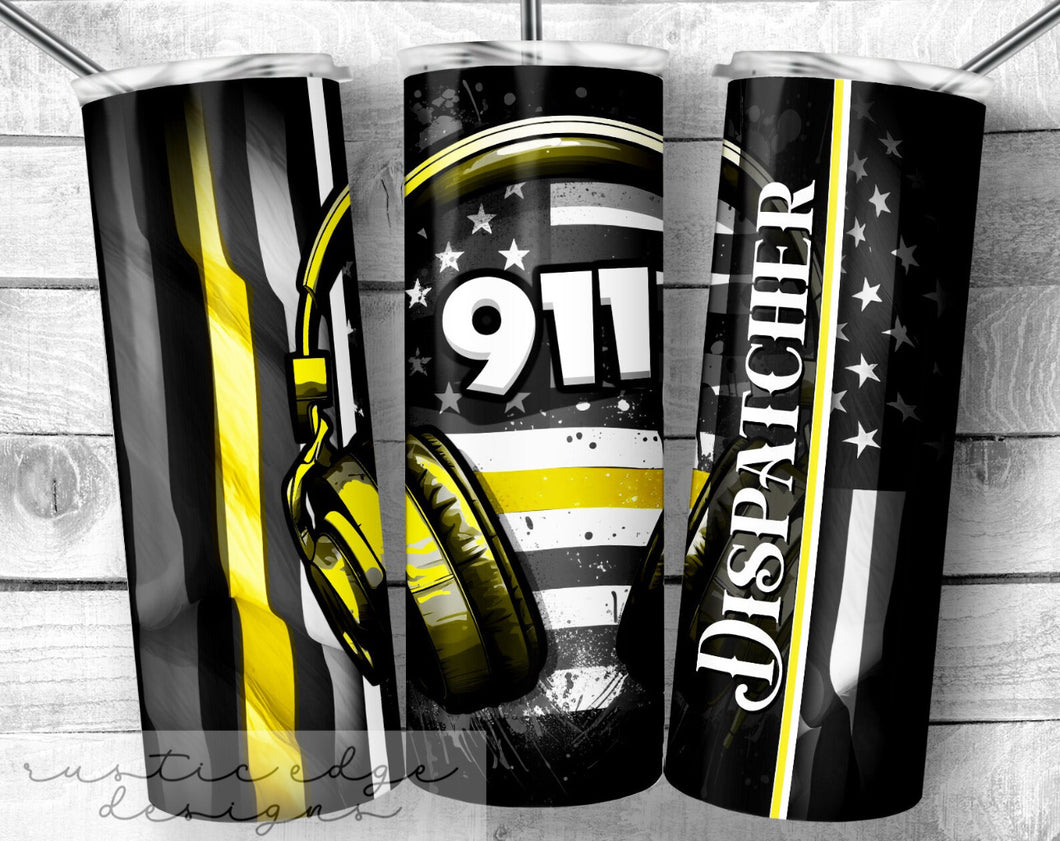 911 Dispatcher Sublimation Tumbler