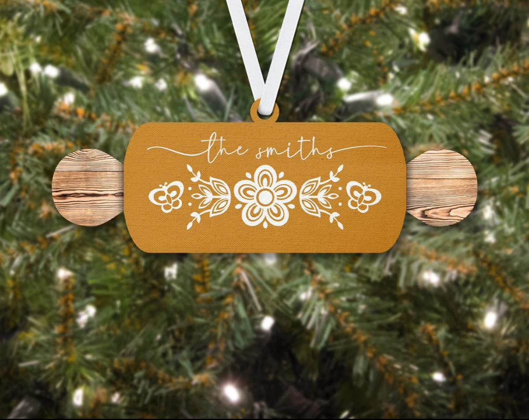 Rolling Pin Personalized Ornament