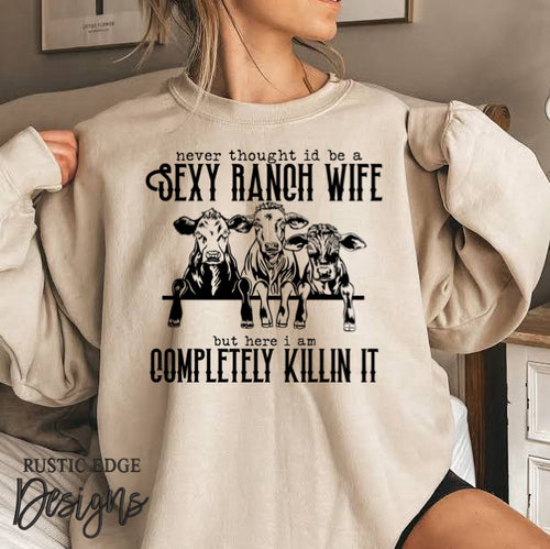 Never Thought I'd Be A Sexy Ranch Wife But Here I Am Completely Killin It