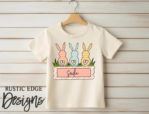 Personalized Girl Easter Bunny