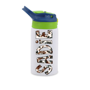 Customizable Cow Print Kids Sublimation Tumbler