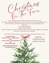 Load image into Gallery viewer, Christmas On The Farm 2026 Vendor Fee