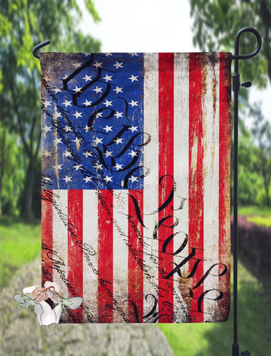 We The People Garden Flag