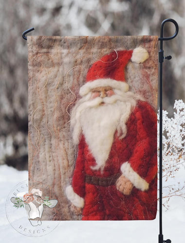 Santa Garden Flag