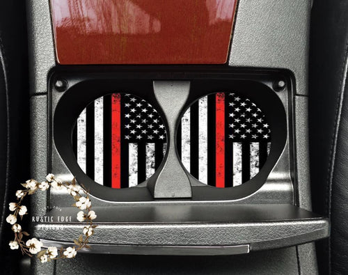 Thin Red Line Car Coaster