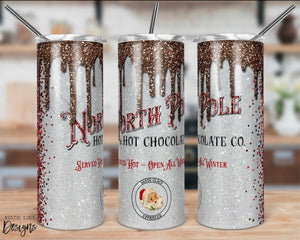North Pole Hot Chocolate Sublimation Tumbler