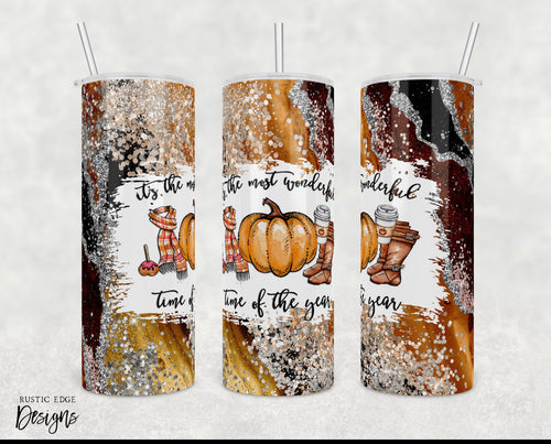 It's The Most Wonderful Time Of The Year Fall Sublimation Tumbler