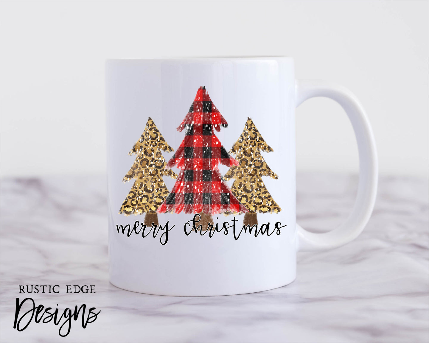 Merry Christmas Tree Mug