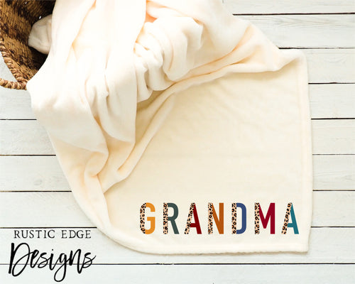 Grandma Sublimation Throw