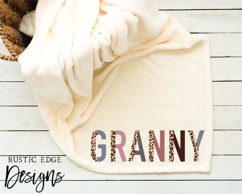 Granny Sublimation Throw