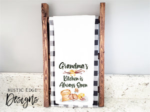 Grandma's Kitchen Is Always Open Kitchen Towel