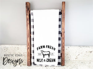 Farm Fresh Milk & Cream Kitchen Towel
