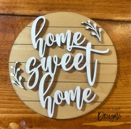 Home Sweet Home Tiered Tray Decor