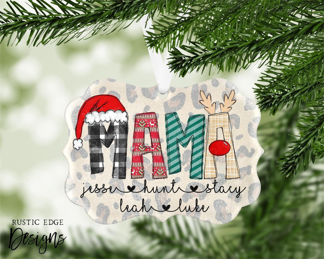 Customizable Mama Ornament