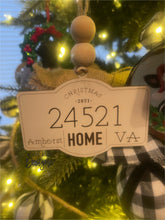 Load image into Gallery viewer, Personalized City / Zip Code Wooden Ornament
