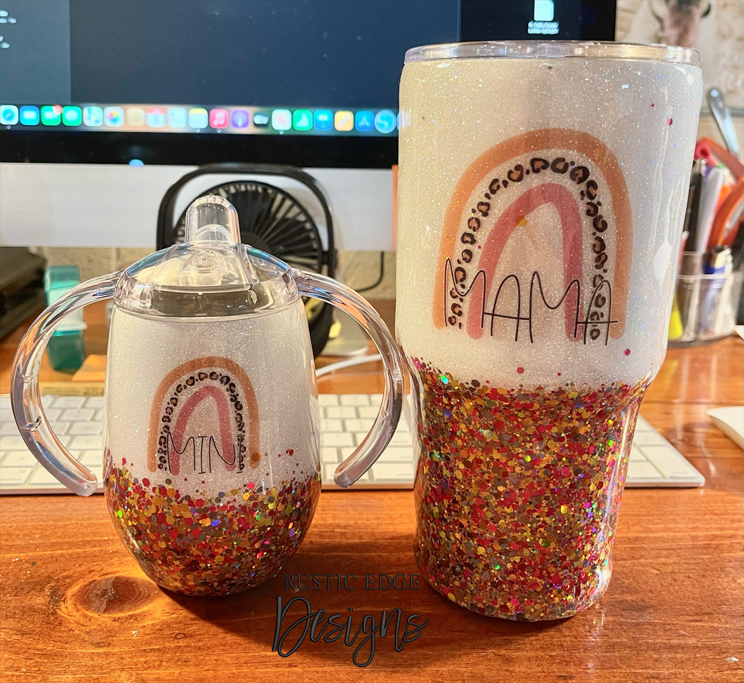 Mama & Mini Epoxy Tumbler Set