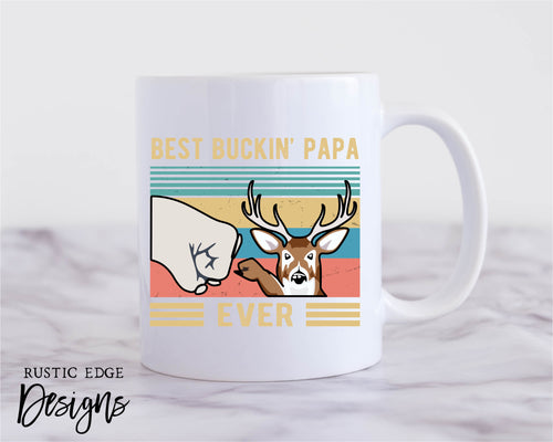 Best Buckin' Papa Ever Mug