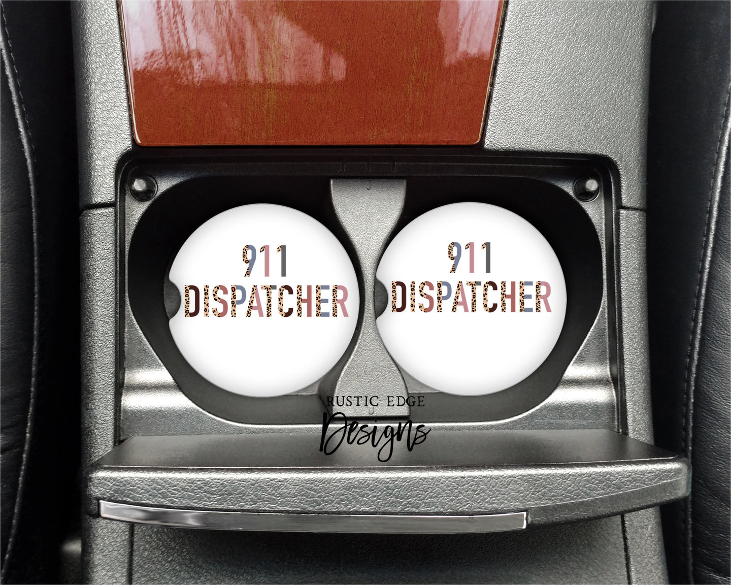 911 Dispatcher Car Coasters