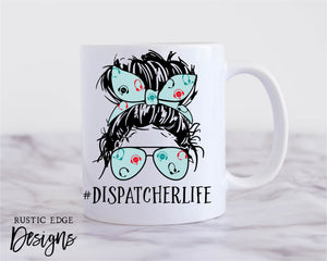 Dispatcher Life Mom Bun Mug