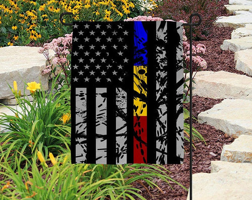 Hero Thin Line Garden Flag