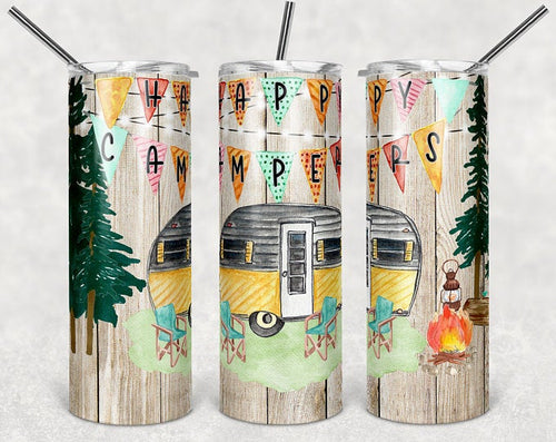 Happy Camper Sublimation Tumbler