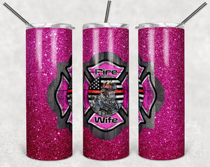 Fire Wife Sublimation Tumbler