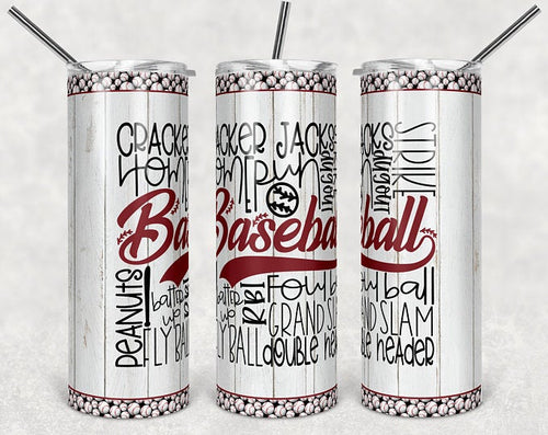 Baseball Sublimation Tumbler