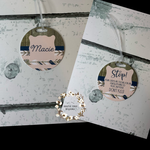Arrow Customizable Car Seat Tag