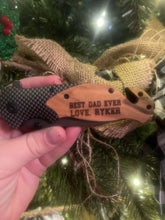 Load image into Gallery viewer, Customizable Wooden Pocket Knife