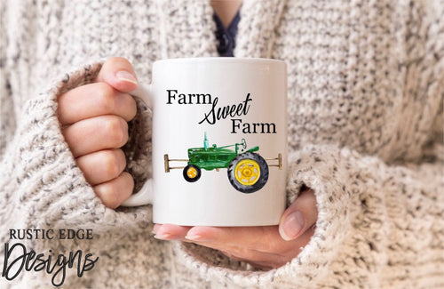 Farm Sweet Farm Tractor Mug