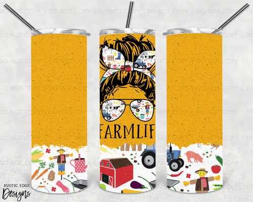 Farm Life Sublimation Tumbler